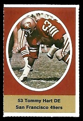 1972 Sunoco Stamps      589     Tommy Hart
